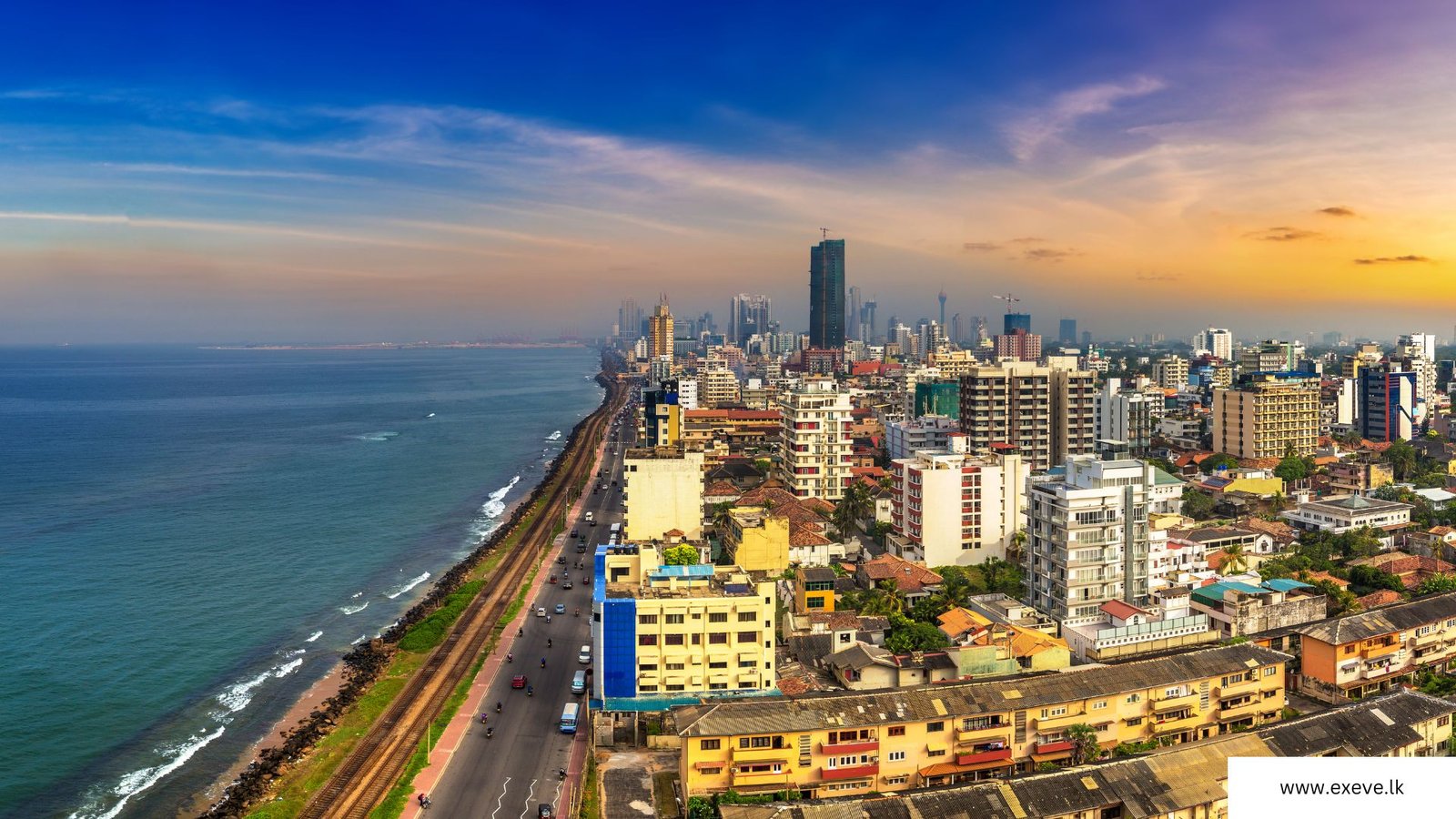 Beautiful business city in Sri Lanka, Colombo